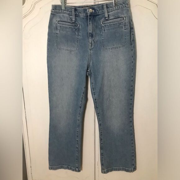 J.Crew Point Sur kick out crop denim jeans Sz women’s 29 - Picture 1 of 8